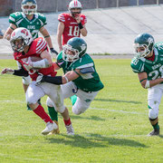 Fotografia sportiva di football americano Gorillas Varese vs Rams Milano | Alessandro Tintori