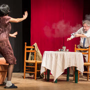 Fotografia di scena dello spettacolo teatrale Comedy party al Teatro Caboto Kolbe di Milano | Alessandro Tintori