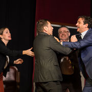 Fotografia di scena dello spettacolo teatrale "Il quarto colloquio" | Alessandro Tintori