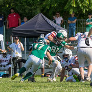 Fotografia sportiva di football americano Rams Milano - Rebels Lugano | Alessandro Tintori