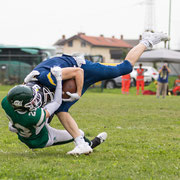 Fotografia sportiva di football americano Blitz Ciriè vs Rams Milano | Alessandro Tintori