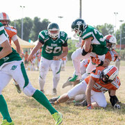 Fotografia sportiva di football americano Rams Milano vs Predators Golfo del Tigullio | Alessandro Tintori