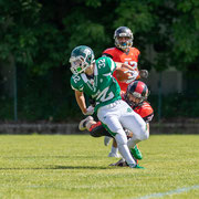 Fotografia sportiva di football americano Wolverines Piacenza vs Rams Milano | Alessandro Tintori