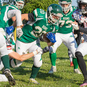Fotografia sportiva di football americano Rams Milano - Rebels Lugano | Alessandro Tintori