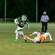 Fotografia sportiva di football americano Predators Golfo del Tigullio vs Rams Milano | Alessandro Tintori