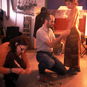 Backstage dal portfolio fine art La strega di Alessandro Tintori con Ines