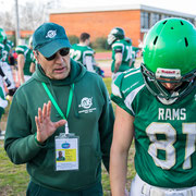 Fotografia sportiva di football americano Rams Milano vs Gorillas Varese | Alessandro Tintori