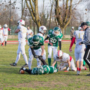 Fotografia sportiva di football americano Rams Milano vs Gorillas Varese | Alessandro Tintori