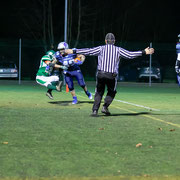 Fotografia sportiva di football americano Bengals Brescia vs Rams Milano | Alessandro Tintori