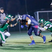 Fotografia sportiva di football americano Bengals Brescia vs Rams Milano | Alessandro Tintori