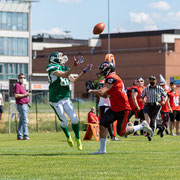 Fotografia sportiva di football americano Wolverines Piacenza vs Rams Milano | Alessandro Tintori