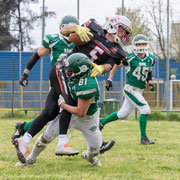 Fotografia sportiva di football americano Rams Milano - Crusaiders Cagliari | Alessandro Tintori