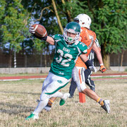 Fotografia sportiva di football americano Rams Milano vs Predators Golfo del Tigullio | Alessandro Tintori
