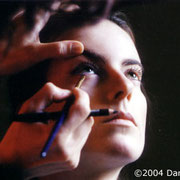Fotografia di Dario Improda del backstage del portfolio "Il castello" di Alessandro Tintori