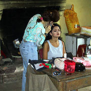 Backstage dal set "Chiara: ritratti drammatici" di Alessandro Tintori