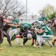 Fotografia sportiva di football americano Rams Milano - Crusaiders Cagliari | Alessandro Tintori