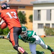 Fotografia sportiva di football americano Wolverines Piacenza vs Rams Milano | Alessandro Tintori