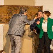 Fotografia di scena dello spettacolo teatrale "La polizza di assicurazione" | Alessandro Tintori