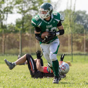 Fotografia sportiva di football americano Rams Milano vs Crusaiders Cagliari | Alessandro Tintori