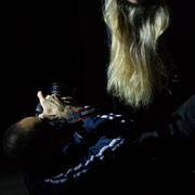 Backstage del set di discipline aeree portfolio 748 di Alessandro Tintori con Alice Vianò | © 2016 Andrea Sina