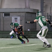 Fotografia sportiva di football americano Rams Milano vs Wolverines Piacenza | Alessandro Tintori