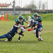 Fotografia sportiva di football americano Blitz Ciriè vs Rams Milano | Alessandro Tintori