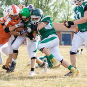 Fotografia sportiva di football americano Rams Milano vs Predators Golfo del Tigullio | Alessandro Tintori