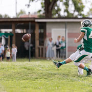 Fotografia sportiva di football americano Rams Milano - Honey Badgers Formigine | Alessandro Tintori
