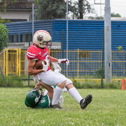 Fotografia sportiva di football americano Rams Milano - Gorillas Varese | Alessandro Tintori