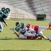Fotografia sportiva a colori di football americano | Alessandro Tintori