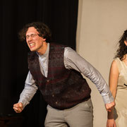 Fotografia di scena dello spettacolo teatrale "Doppio colpo" | Alessandro Tintori