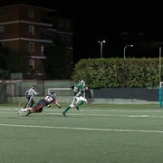 Fotografia sportiva di football americano Rams Milano vs Wolverines Piacenza | Alessandro Tintori