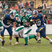Fotografia sportiva di football americano Blitz Ciriè vs Rams Milano | Alessandro Tintori