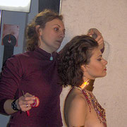 Backstage del portfolio fine art di Alessandro Tintori La strega con Maura