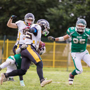Fotografia sportiva di football americano Rams Milano - Honey Badgers Formigine | Alessandro Tintori