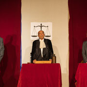 Fotografia di scena dello spettacolo teatrale "Il caso Lancaster" | Alessandro Tintori
