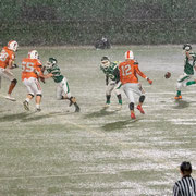 Fotografia sportiva di football americano Rams Milano vs Predators Golfo del Tigullio | Alessandro Tintori