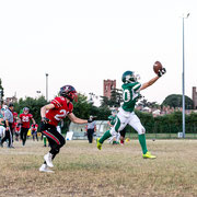 Fotografia sportiva di football americano Cavaliers Castelfranco Veneto vs Rams Milano | Alessandro Tintori