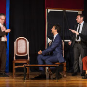 Fotografia di scena dello spettacolo teatrale "Il quarto colloquio" | Alessandro Tintori