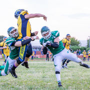 Fotografia sportiva di football americano Rams Milano - Thunders Trento | Alessandro Tintori