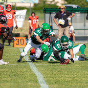 Fotografia sportiva di football americano Wolverines Piacenza vs Rams Milano | Alessandro Tintori