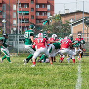 Fotografia sportiva di football americano Rams Milano - Gorillas Varese | Alessandro Tintori