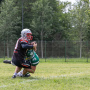 Fotografia sportiva di football americano Rams Milano vs Crusaiders Cagliari | Alessandro Tintori