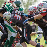 Fotografia sportiva di football americano Rams Milano vs Crusaiders Cagliari | Alessandro Tintori