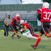Fotografia sportiva di football americano Rams Milano - Hurricanes Vicenza | Alessandro Tintori