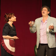 Fotografia di scena dello spettacolo teatrale Comedy Party al Teatro Caboto Kolbe | Alessandro Tintori