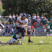 Fotografia sportiva di football americano Rams Milano - Honey Badgers Formigine | Alessandro Tintori