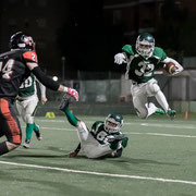 Fotografia sportiva di football americano Rams Milano vs Wolverines Piacenza | Alessandro Tintori