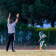 Fotografia sportiva di football americano Cavaliers Castelfranco Veneto vs Rams Milano | Alessandro Tintori