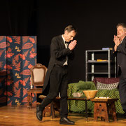 Fotografia di scena dello spettacolo teatrale "Fino all'ultimo sushi" | Alessandro Tintori